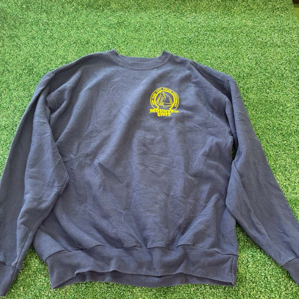 Hanes EcoSmart New York City Police Department Mounted Unit Crewneck Sweatshirt